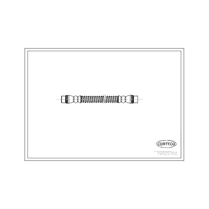 Stabdžių žarnelė CORTECO 19025762