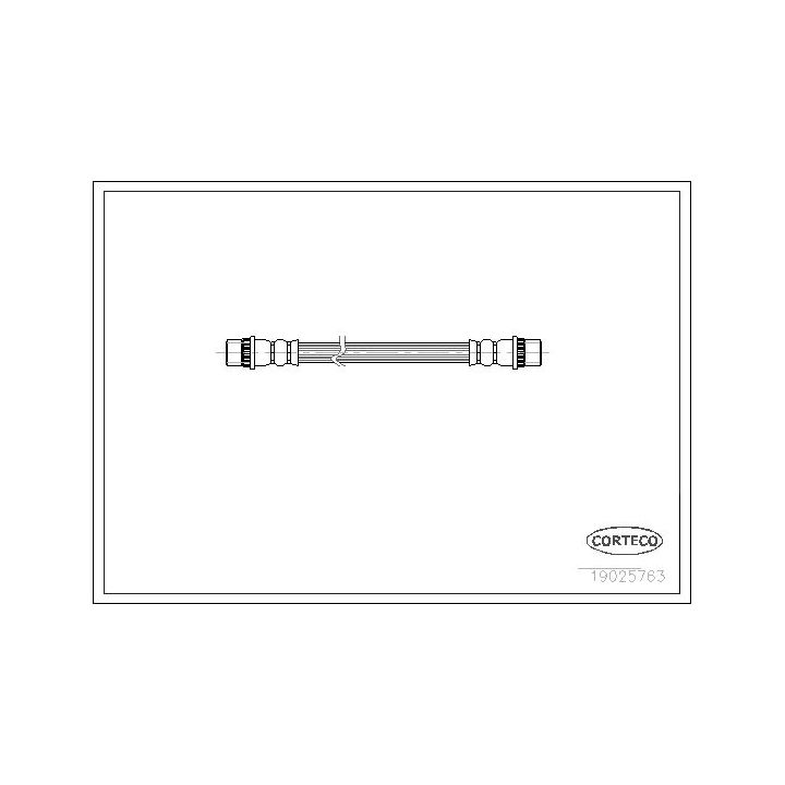 Stabdžių žarnelė CORTECO 19025763