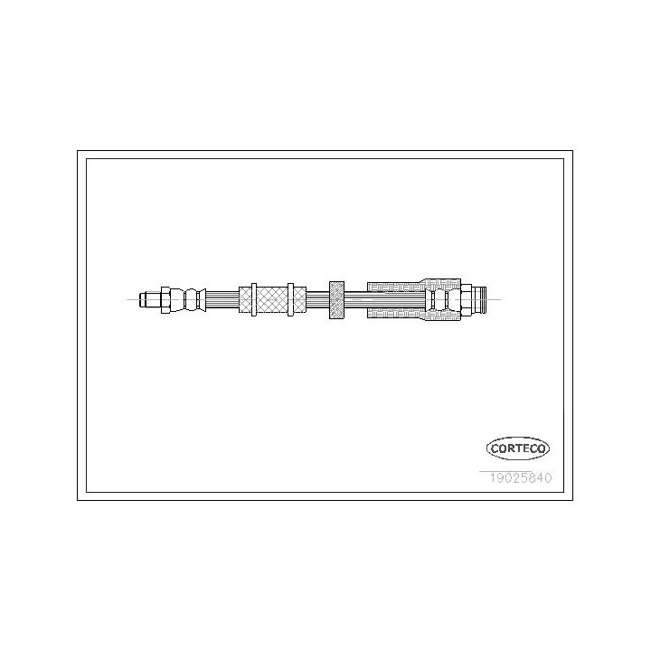 Stabdžių žarnelė CORTECO 19025840