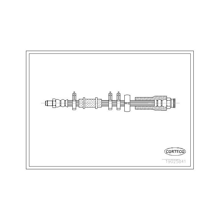 Stabdžių žarnelė CORTECO 19025841