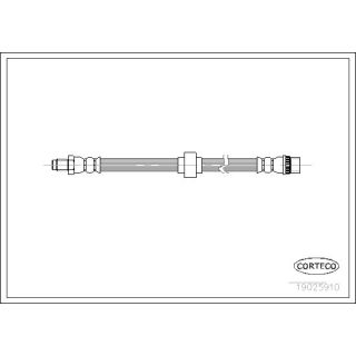 Stabdžių žarnelė CORTECO 19025910