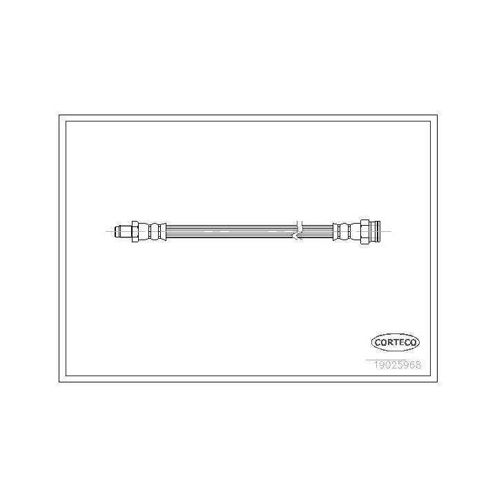 Stabdžių žarnelė CORTECO 19025968
