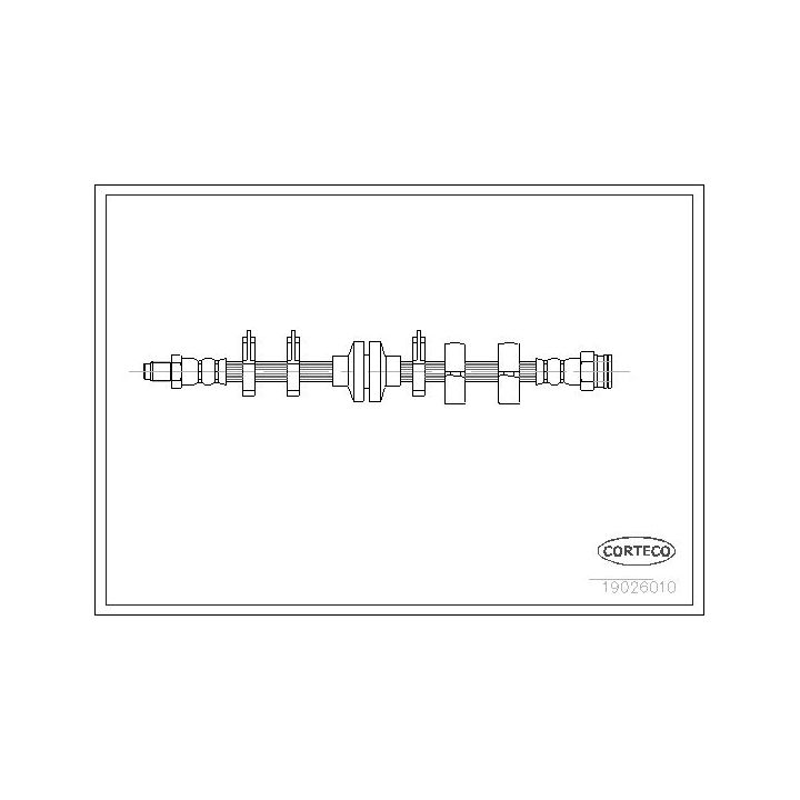 Stabdžių žarnelė CORTECO 19026010
