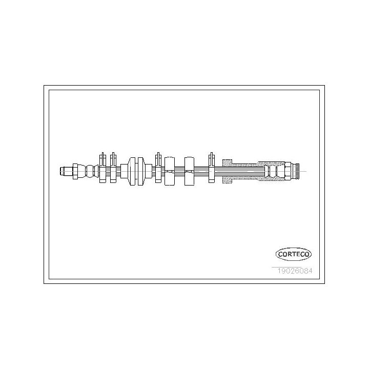Stabdžių žarnelė CORTECO 19026084