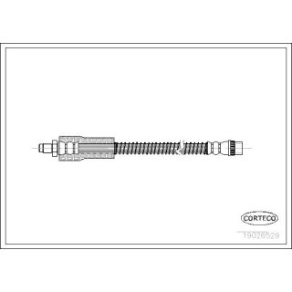 Stabdžių žarnelė CORTECO 19026529