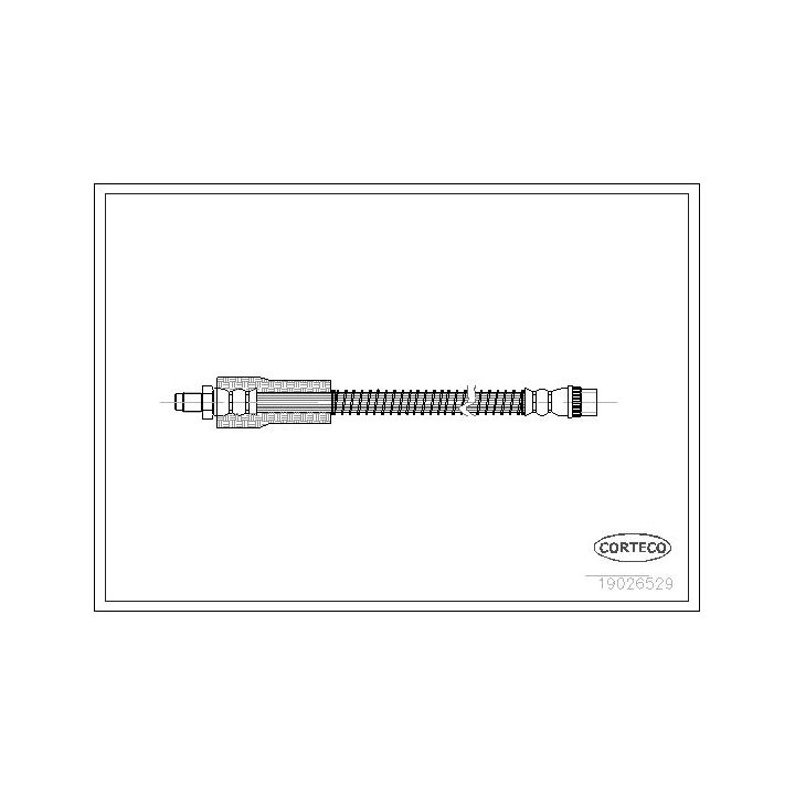Stabdžių žarnelė CORTECO 19026529