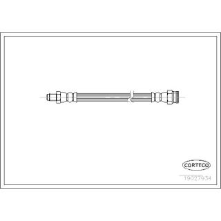 Stabdžių žarnelė CORTECO 19027934