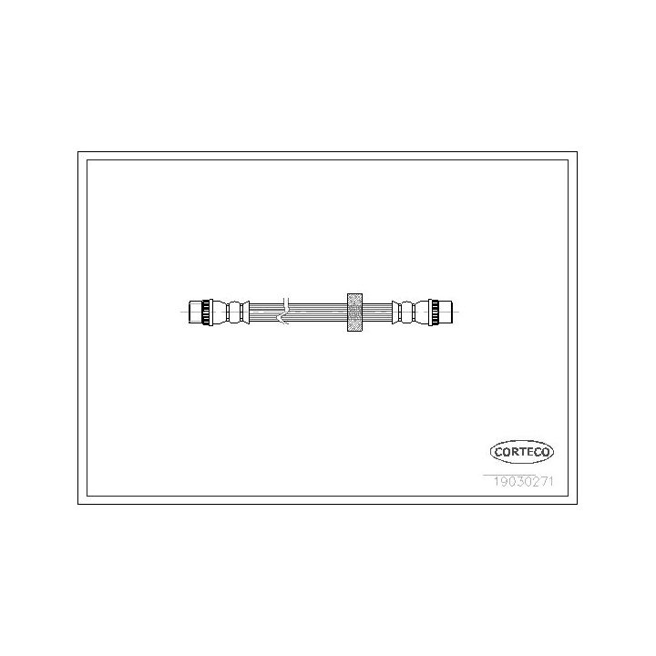 Stabdžių žarnelė CORTECO 19030271