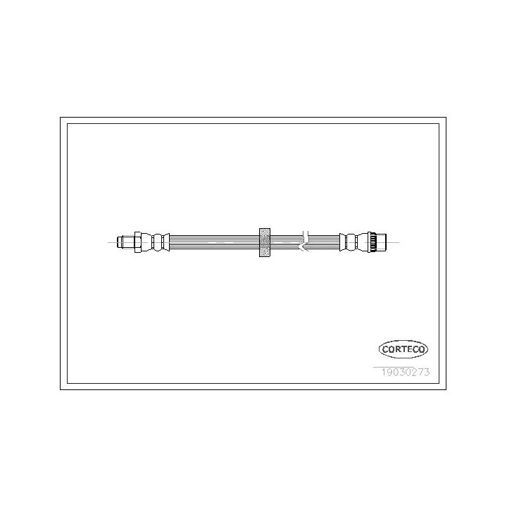 Stabdžių žarnelė CORTECO 19030273