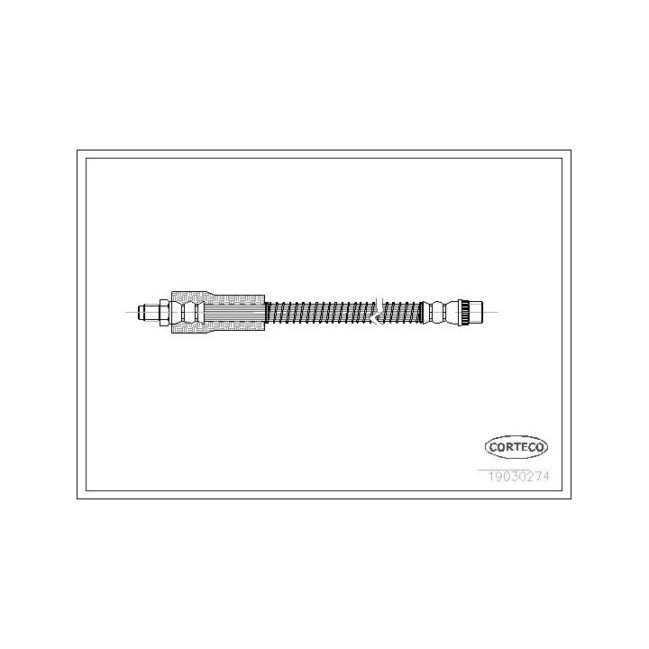 Stabdžių žarnelė CORTECO 19030274