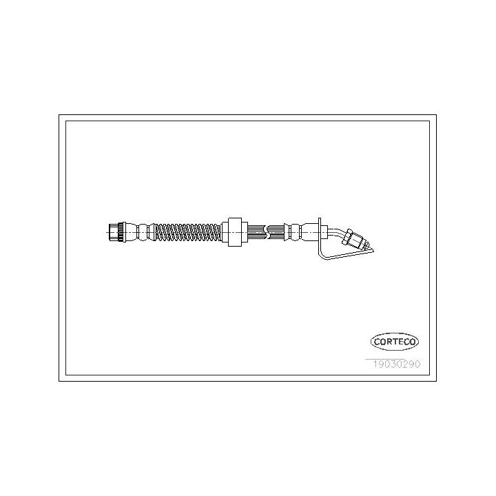 Stabdžių žarnelė CORTECO 19030290