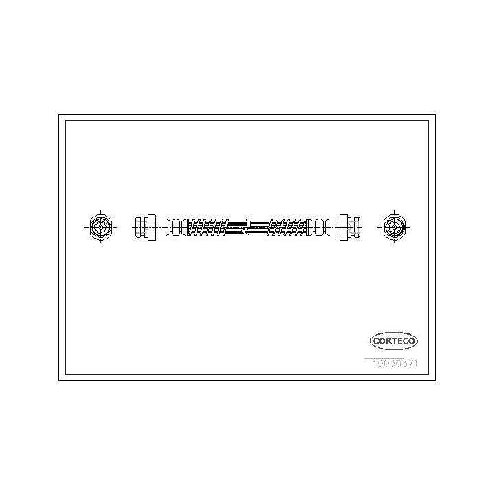 Stabdžių žarnelė CORTECO 19030371