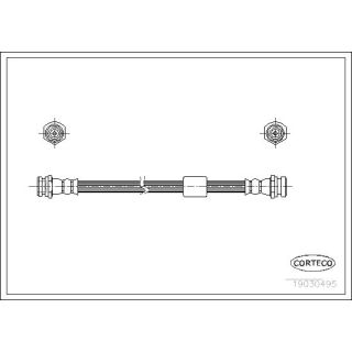 Stabdžių žarnelė CORTECO 19030495