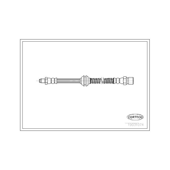 Stabdžių žarnelė CORTECO 19031074