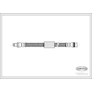 Stabdžių žarnelė CORTECO 19031203