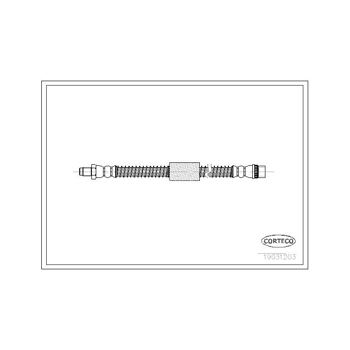 Stabdžių žarnelė CORTECO 19031203