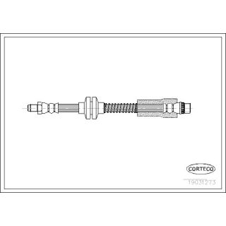 Stabdžių žarnelė CORTECO 19031273