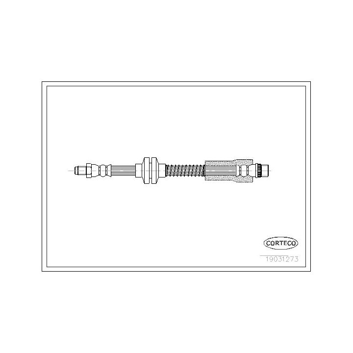 Stabdžių žarnelė CORTECO 19031273