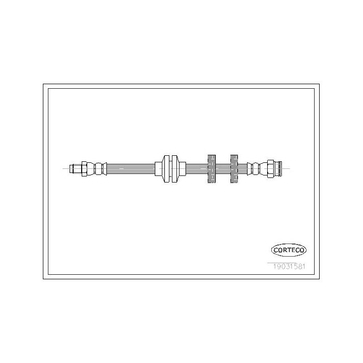 Stabdžių žarnelė CORTECO 19031581