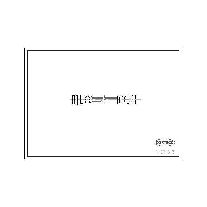 Stabdžių žarnelė CORTECO 19031613