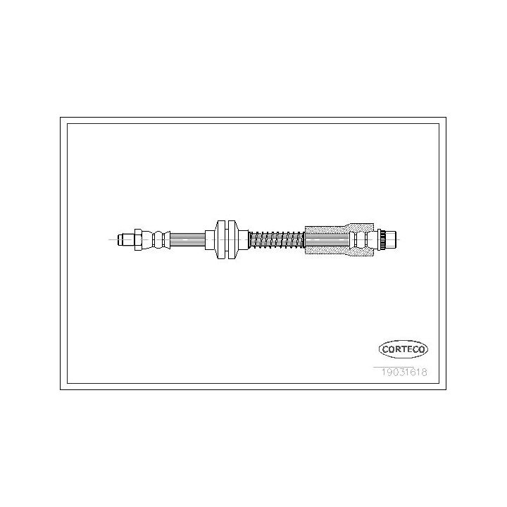 Stabdžių žarnelė CORTECO 19031618