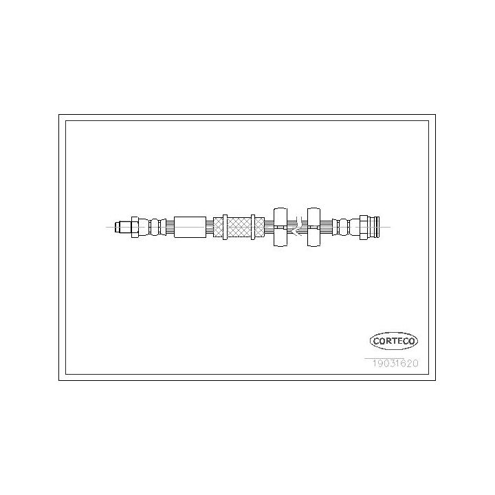 Stabdžių žarnelė CORTECO 19031620