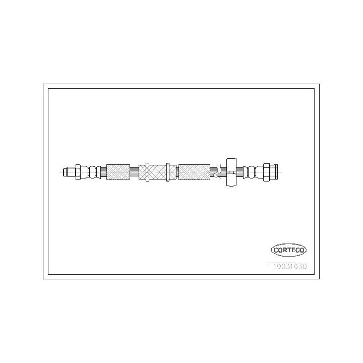 Stabdžių žarnelė CORTECO 19031630