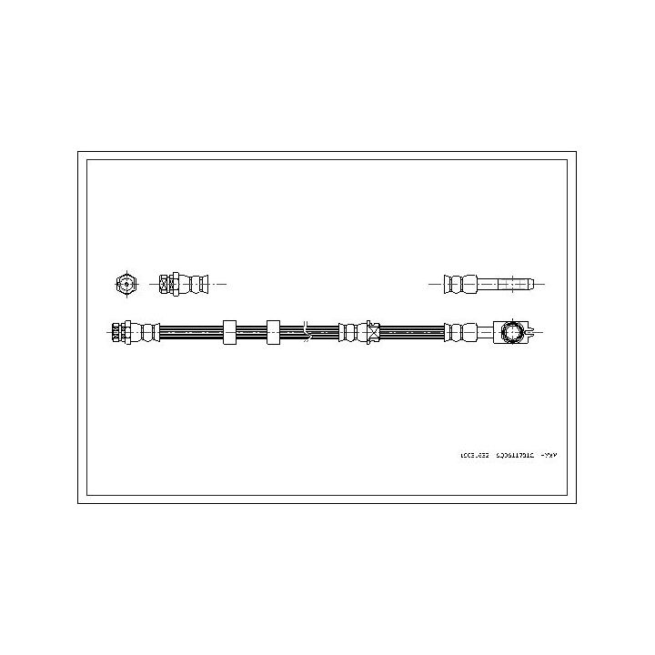 Stabdžių žarnelė CORTECO 19031632