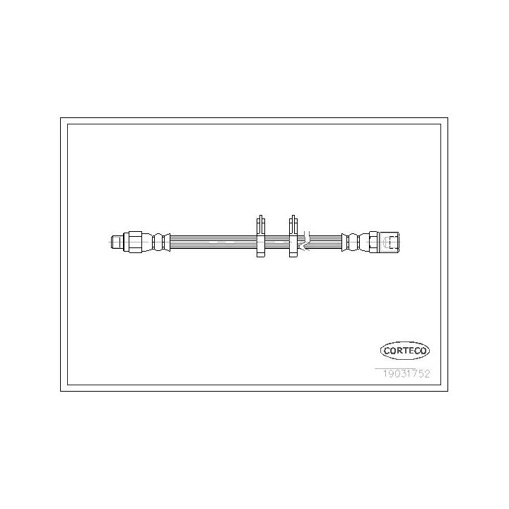 Stabdžių žarnelė CORTECO 19031752