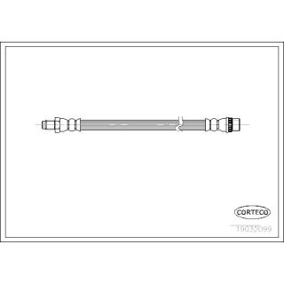 Stabdžių žarnelė CORTECO 19032099