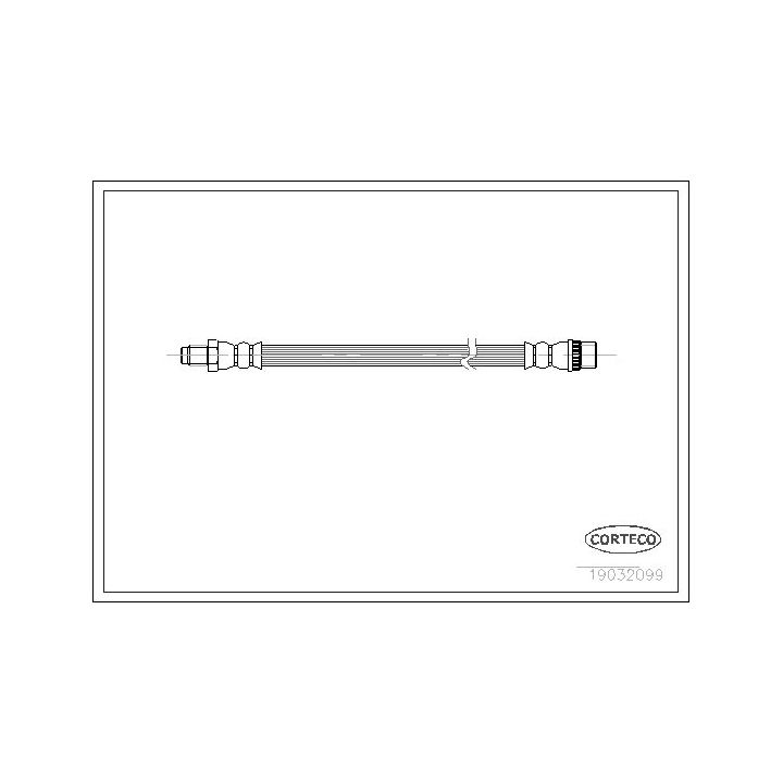 Stabdžių žarnelė CORTECO 19032099