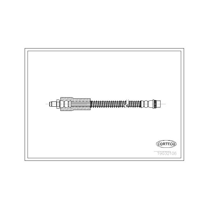 Stabdžių žarnelė CORTECO 19032106