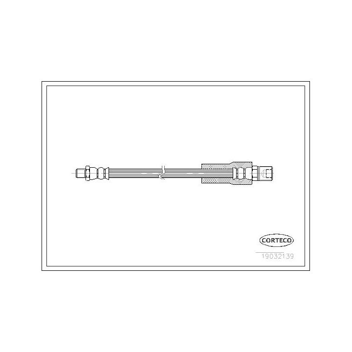 Stabdžių žarnelė CORTECO 19032139
