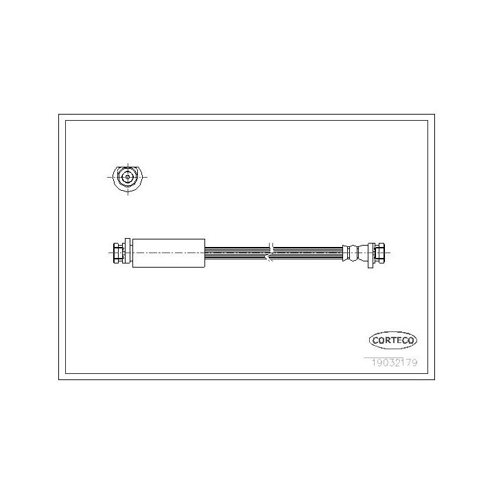 Stabdžių žarnelė CORTECO 19032179