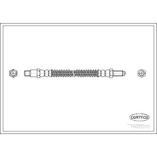 Stabdžių žarnelė CORTECO 19032212