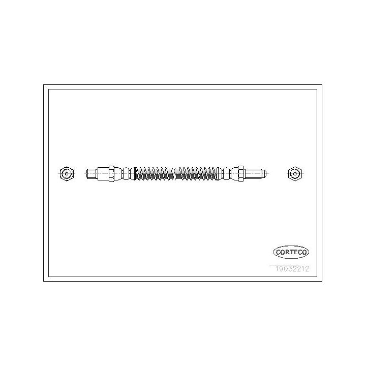 Stabdžių žarnelė CORTECO 19032212