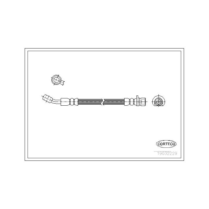 Stabdžių žarnelė CORTECO 19032229