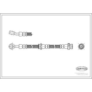 Stabdžių žarnelė CORTECO 19032290