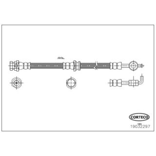 Stabdžių žarnelė CORTECO 19032297