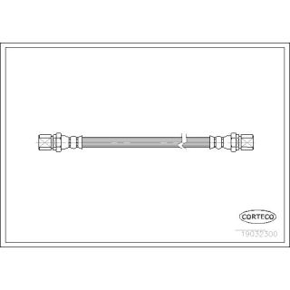 Stabdžių žarnelė CORTECO 19032300