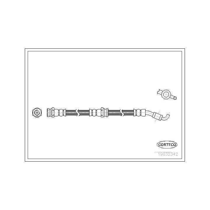 Stabdžių žarnelė CORTECO 19032342