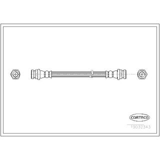 Stabdžių žarnelė CORTECO 19032343