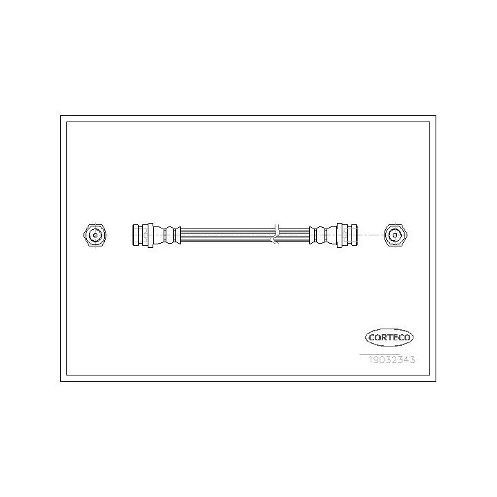 Stabdžių žarnelė CORTECO 19032343
