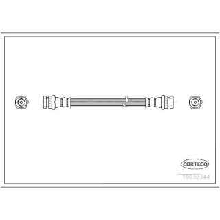 Stabdžių žarnelė CORTECO 19032344