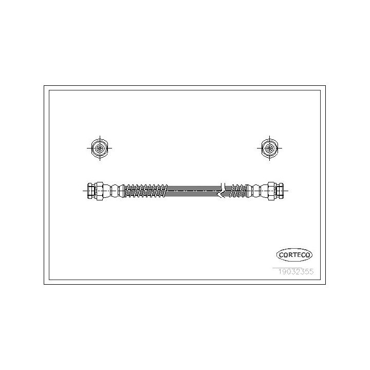 Stabdžių žarnelė CORTECO 19032355
