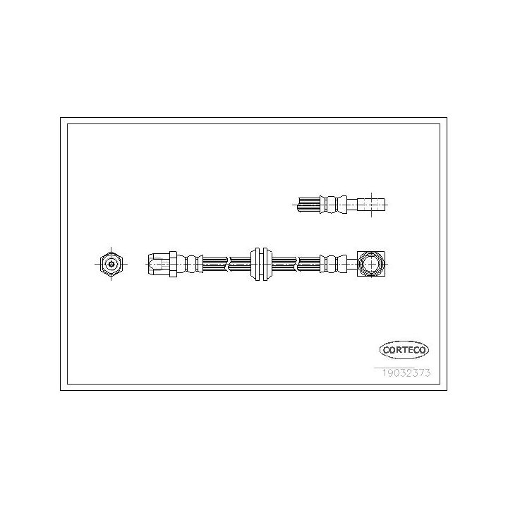 Stabdžių žarnelė CORTECO 19032373
