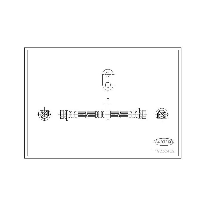 Stabdžių žarnelė CORTECO 19032432