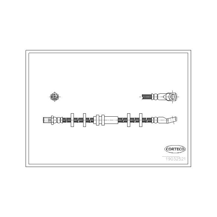 Stabdžių žarnelė CORTECO 19032521