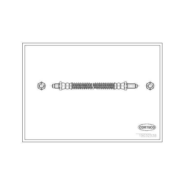 Stabdžių žarnelė CORTECO 19032538