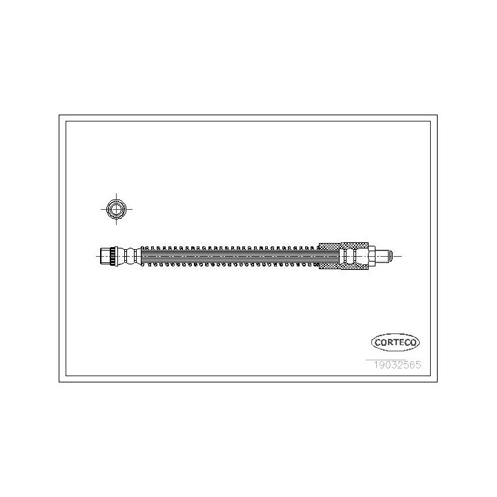 Stabdžių žarnelė CORTECO 19032565